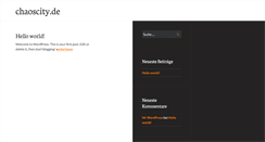 Desktop Screenshot of chaoscity.de