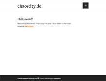 Tablet Screenshot of chaoscity.de